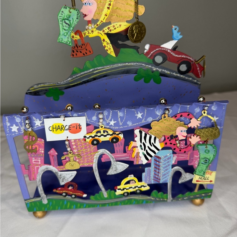 Fanciful Flights shop Til You Drop mail holder by Karen Rossi